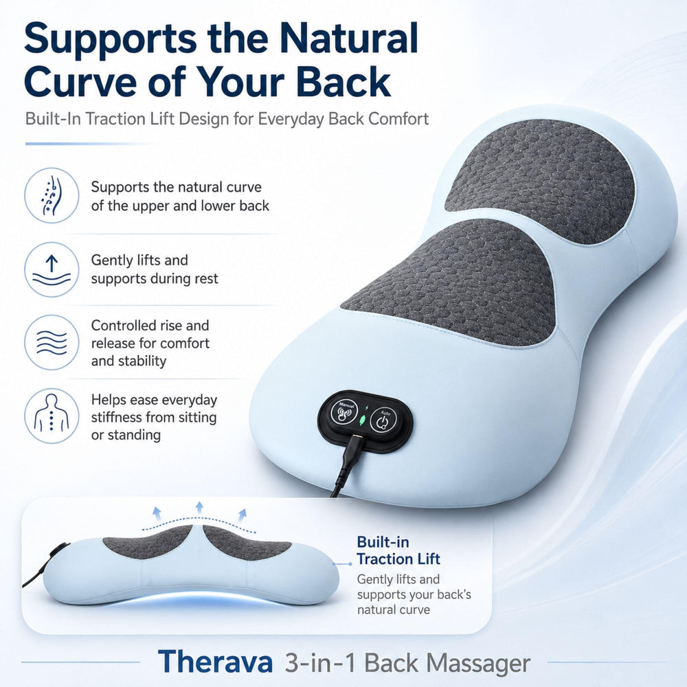 My Soothe Lab elevación por aire enfocando la zona lumbar, tracción controlada