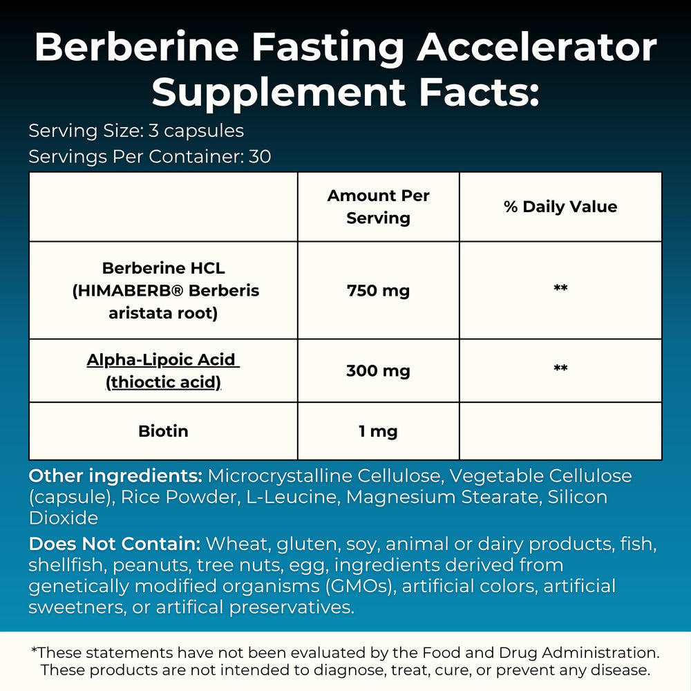 MYOXCIENCE Berberine Fasting Accelerator capsules close-up highlighting purity and supplement quality.