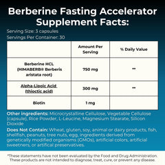 MYOXCIENCE Berberine Fasting Accelerator capsules close-up highlighting purity and supplement quality.