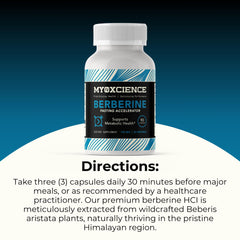 MYOXCIENCE Berberine Fasting Accelerator on kitchen counter fits everyday wellness ritual.
