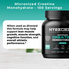 MYOXCIENCE etiqueta con información nutricional y control de calidad