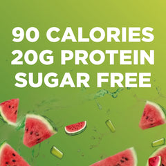 Bebida transparente de Clear Whey Isolate lista para recuperación post-entrenamiento.