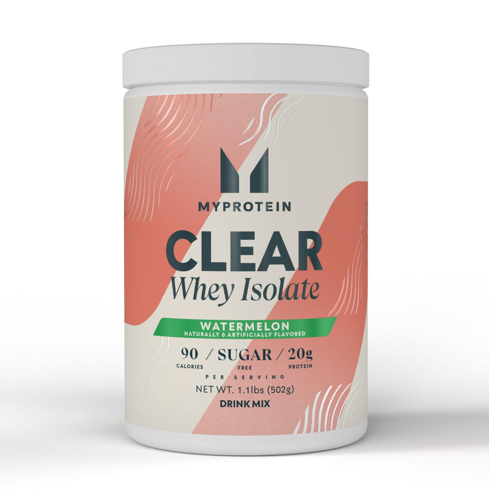 Myprotein Clear Whey Isolate sabor sandía, batido ligero para recuperación posentrenamiento