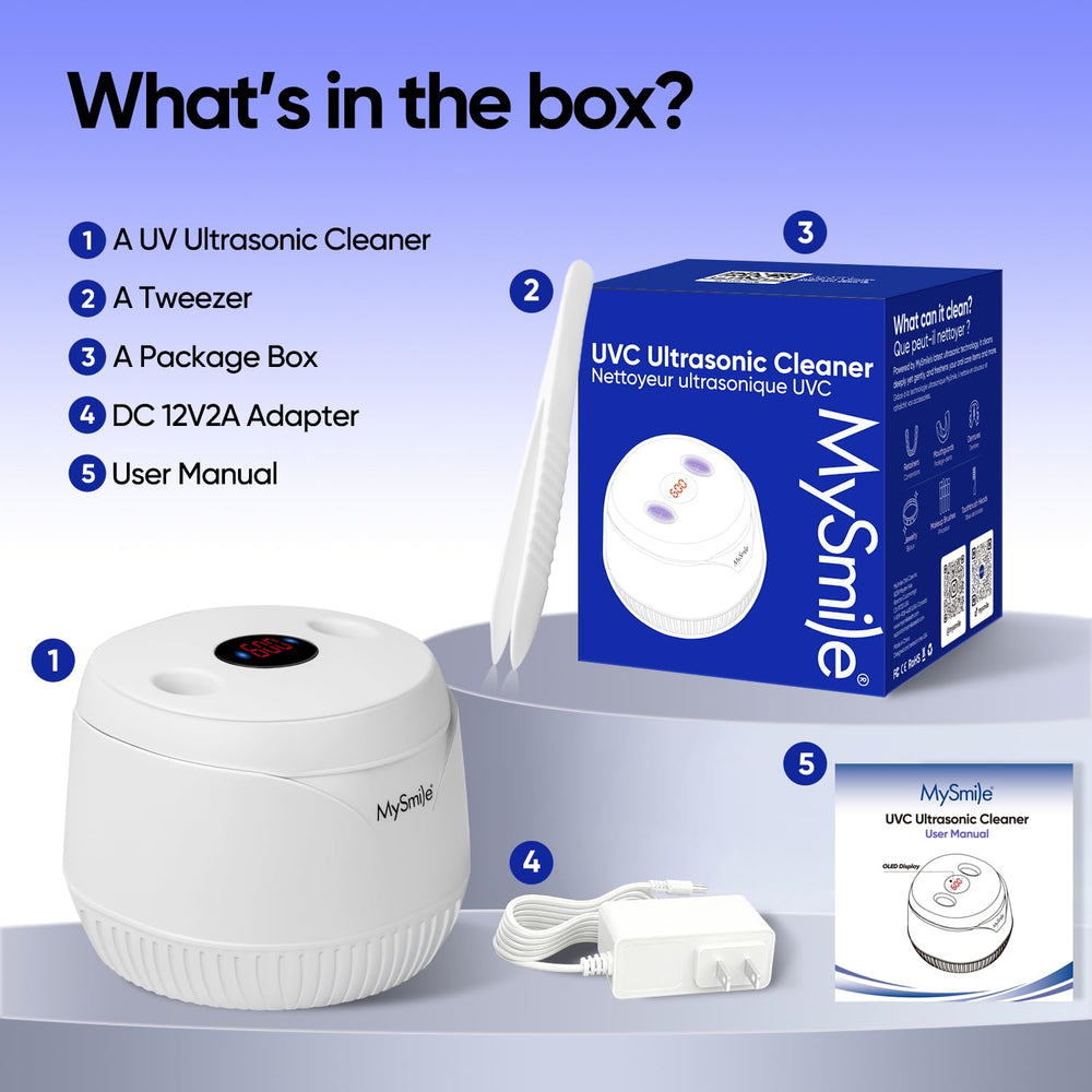 MySmile MS100 caja y accesorios listos para instalación y uso inmediato