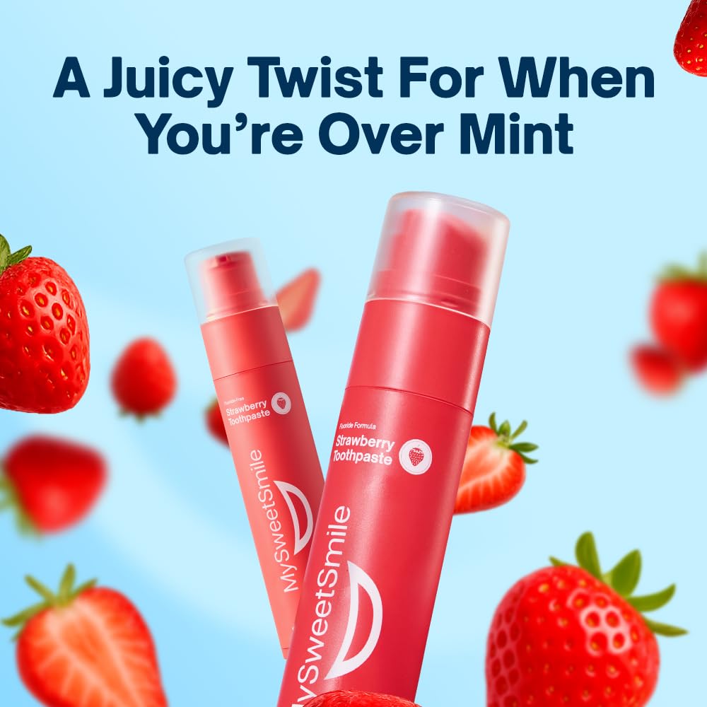 MySweetSmile lista de ingredientes destacando flúor y protección del esmalte