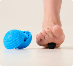 Escena de relajación con NABOSO Neuro Ball integrando recuperación diaria