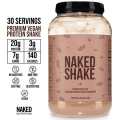 NAKED ingredientes: guisante y aceite MCT como fuentes limpias