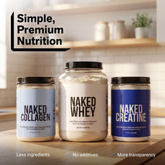 NAKED persona entrenando con batido de Naked Pea Vainilla, recuperación vegetal práctica
