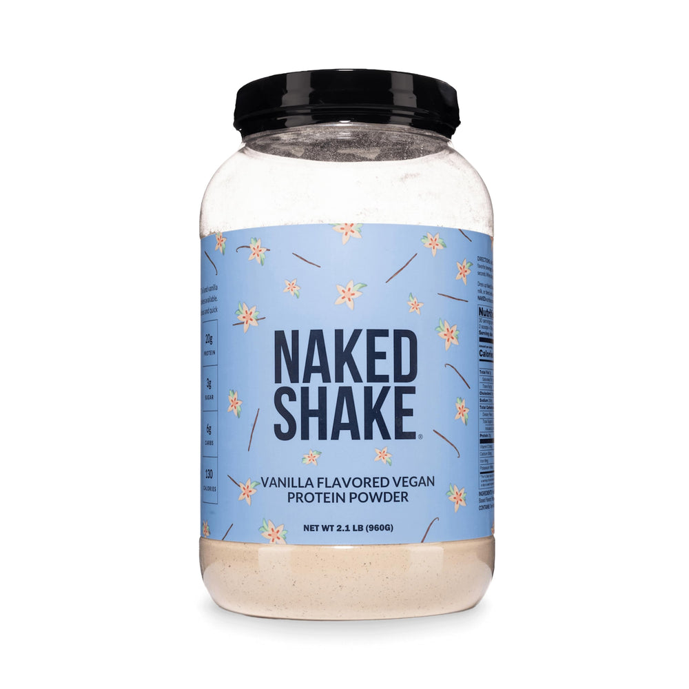 NAKED Shake envase frontal mostrando diseño y beneficio proteína limpia