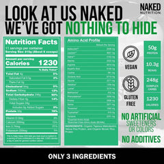 NAKED comparativa de tamaño del envase para referencia visual