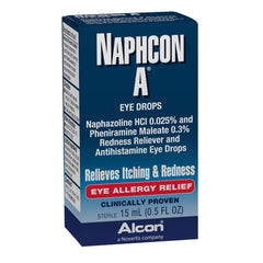 NAPHCON-A gota en fondo blanco mostrando la solución clara y sin residuos
