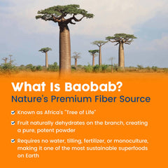 NativePath vaso con bebida de baobab naranja lista para tomar, hidratación sabrosa