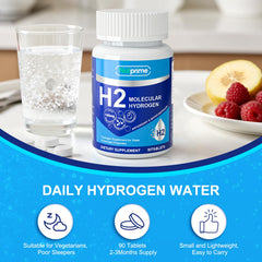 Natprime sabor neutro sin artificios para beber agua con hidrógeno.