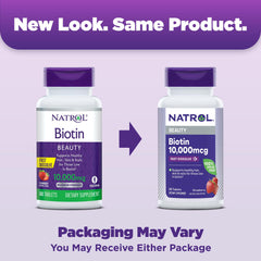 Natrol tableta disolviéndose en boca sin agua para toma rápida y cómoda
