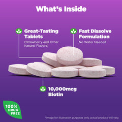 Natrol textura de la tableta en primer plano para ver su forma y facilidad de disolución