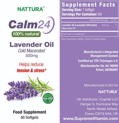 Nattura gota de aceite de lavanda con textura pura y natural