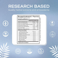 Natural Cure Labs caja abierta con sobres organizados, ideal para dosificación