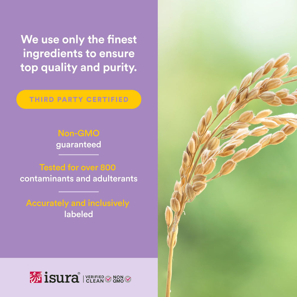 Tableta Natural Factors Pharma GABA en la palma ilustrando la porción y conveniencia de uso