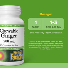 Natural Factors detalle del grano del jengibre y polvo, subraya pureza herbal