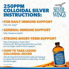 Natural Path Silver Wings etiqueta con certificaciones y pruebas de laboratorio visibles