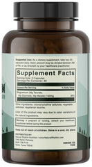 Natural Rhythm etiqueta nutricional enfocada en información de magnesio y composición