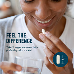 Natural Vitality etiqueta nutricional mostrando ingredientes y transparencia