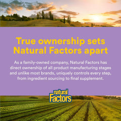 Natural Factors AdrenaSense: uso nocturno suave para descansar mejor durante la noche.