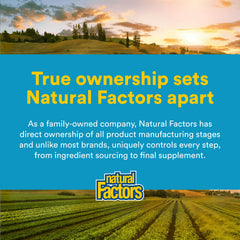 Natural Factors producto en entorno saludable para continuidad diaria