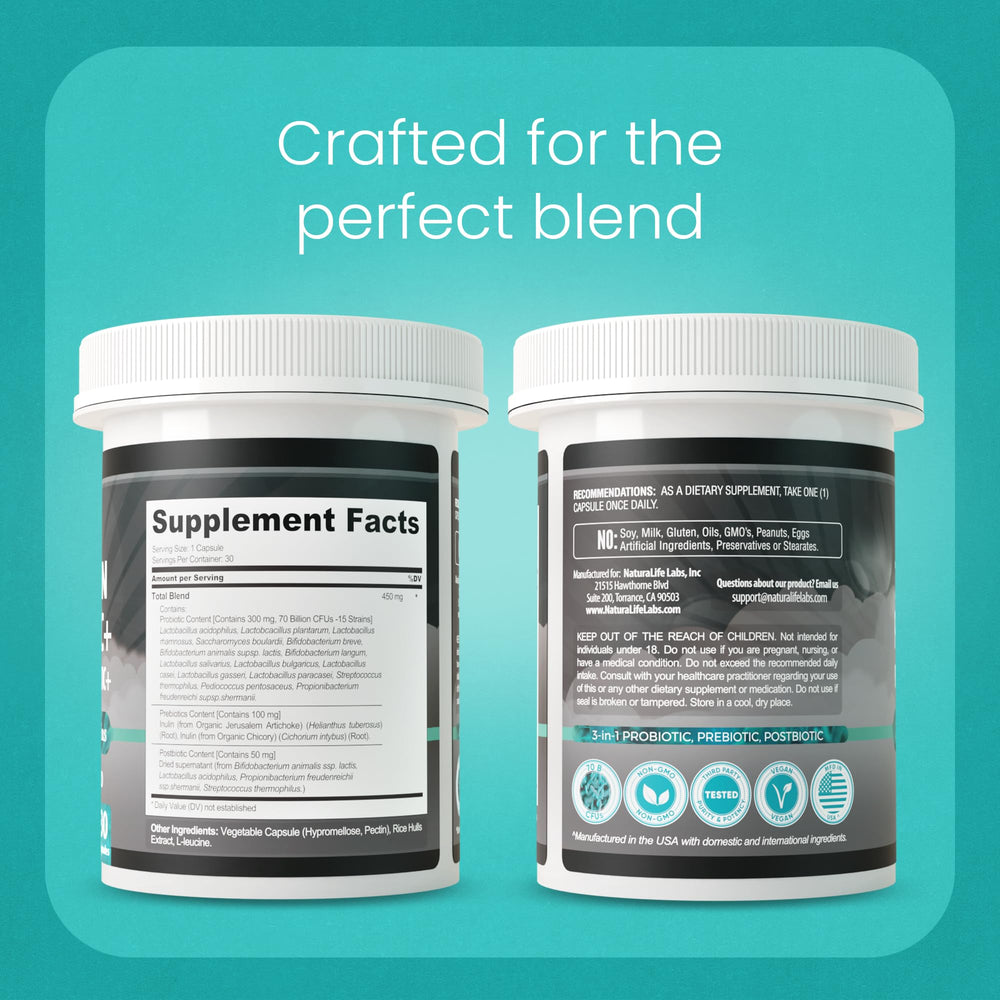 NaturaLife Labs sello GMP y pruebas de terceros para confianza en calidad