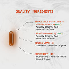 Naturalis textura del aceite dentro de softgel para mejor absorción