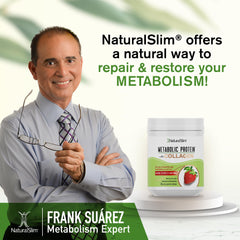 Lateral del envase NaturalSlim con información nutricional clara