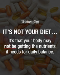 NaturalSlim etiqueta con ingredientes clave visible y legible