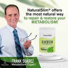 NaturalSlim en cocina con batido listo, su uso diario práctico