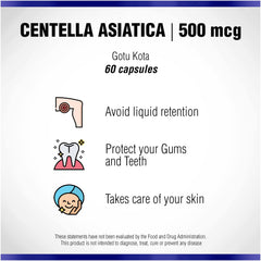 Natural Systems Naturasys etiqueta legible destacando 500 mg por cápsula