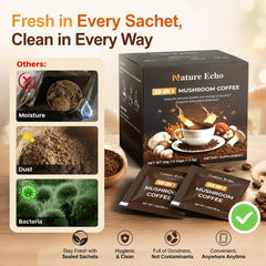 Nature Echo comparación de tamaño del sobre para llevar