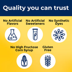 Primer plano de etiqueta Nature Made con información nutricional clara