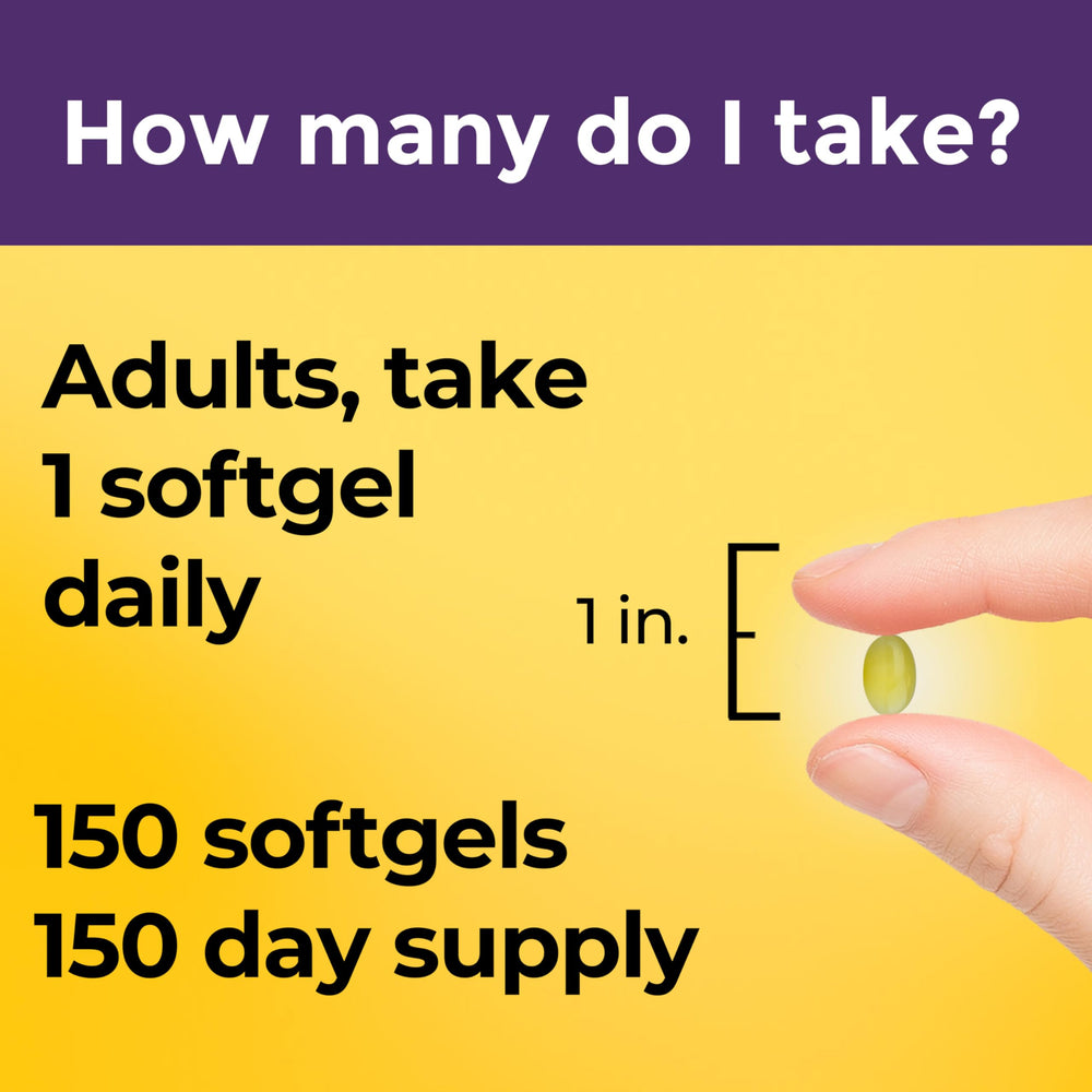 Nature Made cápsula en rutina matinal junto a un vaso de agua