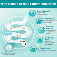 NATURE TARGET primer plano de cápsula vegana que muestra textura y recubrimiento