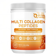 NATURE TARGET empaque frontal mostrando beneficios y porciones