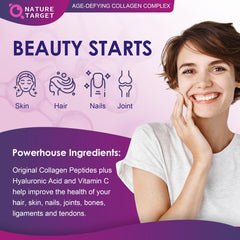 NATURE TARGET etiqueta con lista de ingredientes para transparencia y confianza