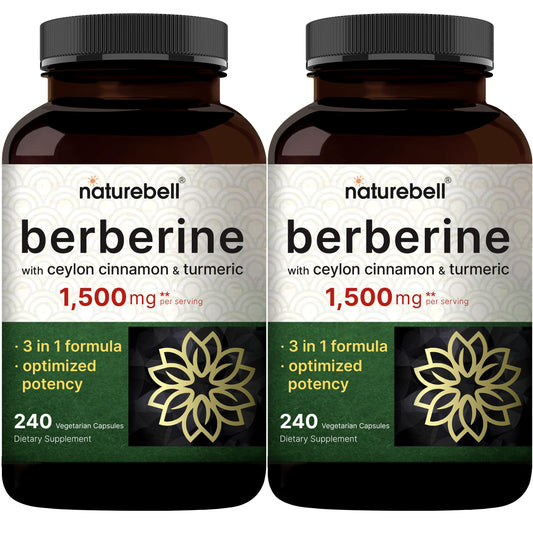NatureBell Berberina 1500 mg en bote, apoyo para equilibrio general