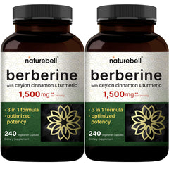 NatureBell Berberina 1500 mg en bote, apoyo para equilibrio general
