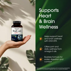 NatureBell cápsulas en mano para comparar tamaño y dosificación
