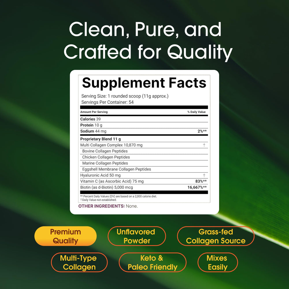 NatureBell detalle de ingredientes con biotina, vitamina C e hialurónico