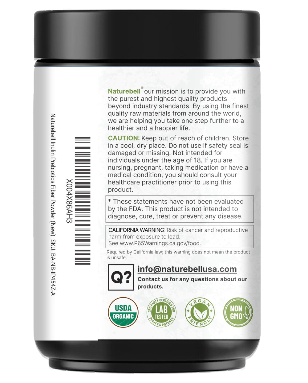 NatureBell en cocina junto a ingredientes, integra la fibra en recetas