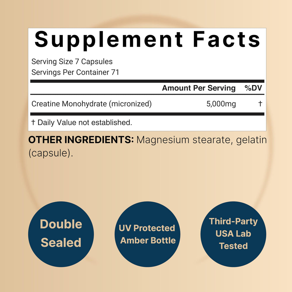 NatureBell etiqueta de calidad USA y pruebas de terceros en envase