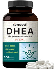 NatureBell frasco delantero mostrando etiqueta clara y dosis de 50 mg