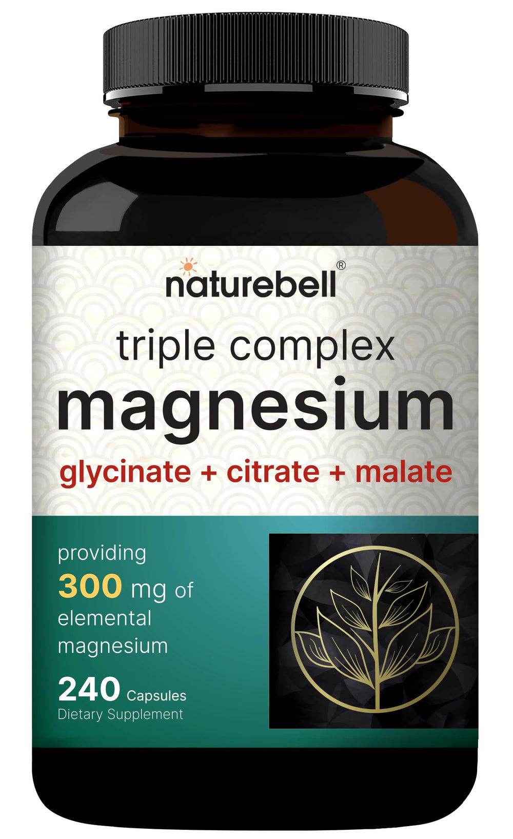 NatureBell Magnesium Complex 1000mg no-genética modificada: apto para dietas diversas.