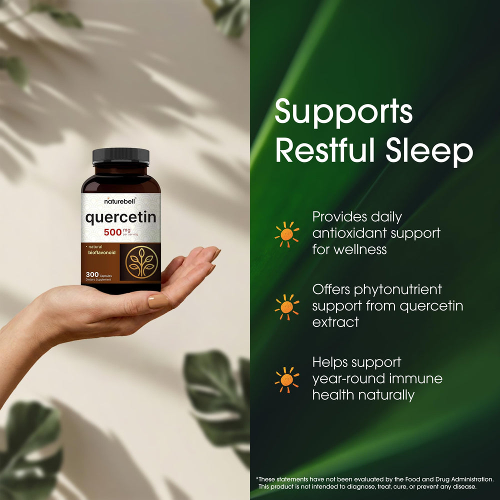 NatureBell textura del polvo de quercetina mostrando calidad