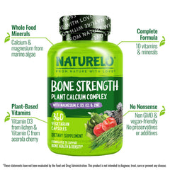NATURELO ingredientes vegetales representativos, beneficio: origen natural